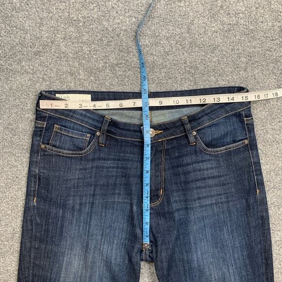 Dish Jeans Womens 30 Performance Denim Straight And Narrow Mid Rise 5 Pocket - Picture 6 of 12